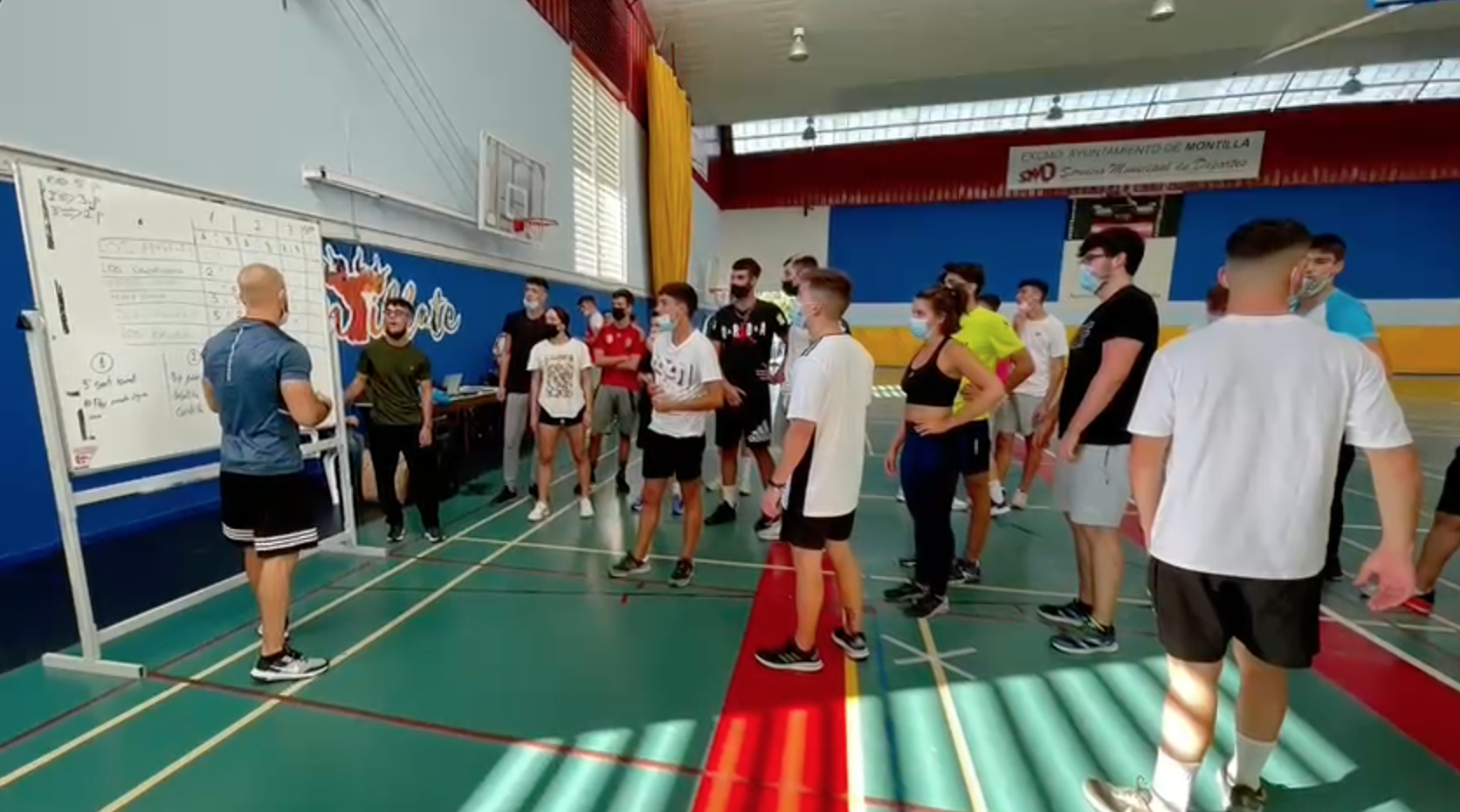 Fotograma del video de las jornadas de convivencia del ciclo de la familia deportiva del IES Emilio Canalejo