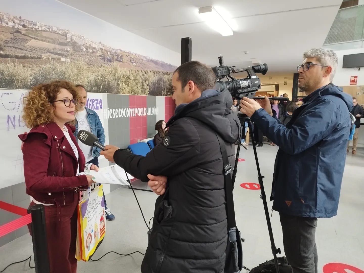 Celebración del 8 de marzo en el IES Emilio Canalejo Olmeda de Montilla en el año 2023