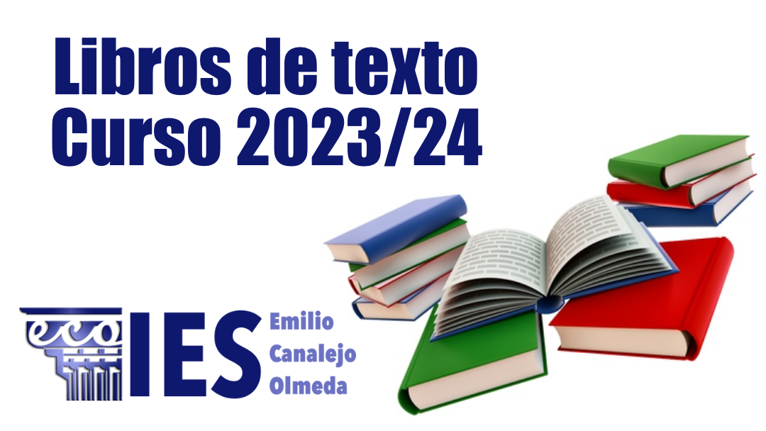 Imagen para promocionar los libros de texto para el curso 2023/24