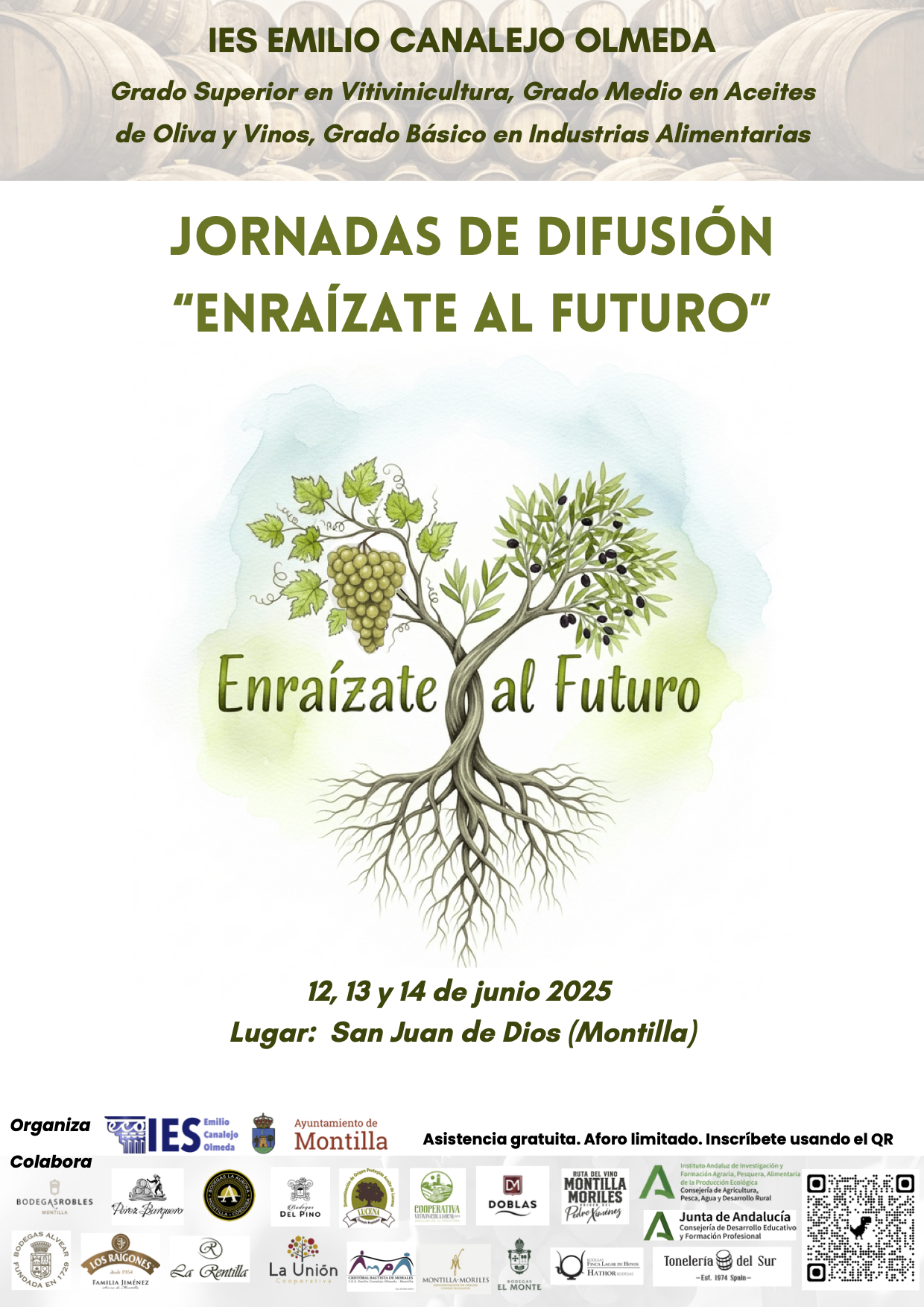 Cartel jornadas enraízate